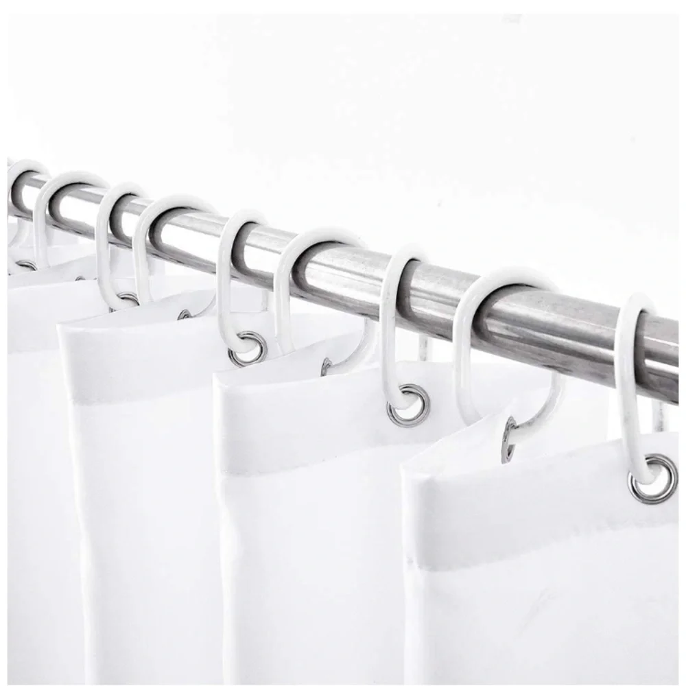 🎀 Get Naked WHITE Novelty Shower Curtain  🎀 NEW
